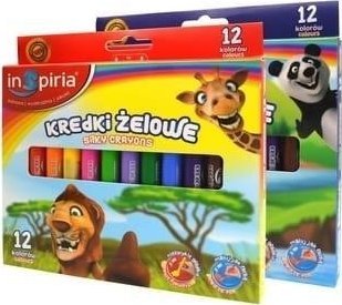 SCHEMAT Kredki żelowe 12 kolorów