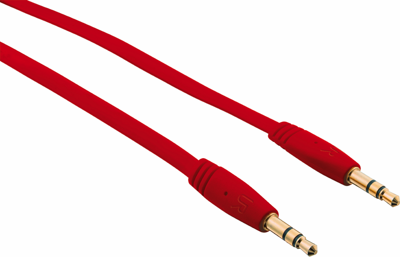 Kabel Trust Jack 3.5mm - Jack 3.5mm 1m czerwony (KABKATRULAUD0003)
