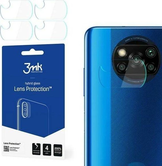 3MK 3MK Lens Protection Pro iPhone 14 6.1" żółty/yellow Ochrona na obiektyw aparatu z ramką montażową 1szt