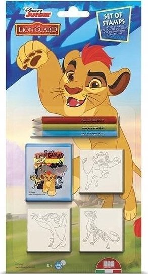 Dante Pieczątki blister 3szt Król Lew 3946 Multiprint