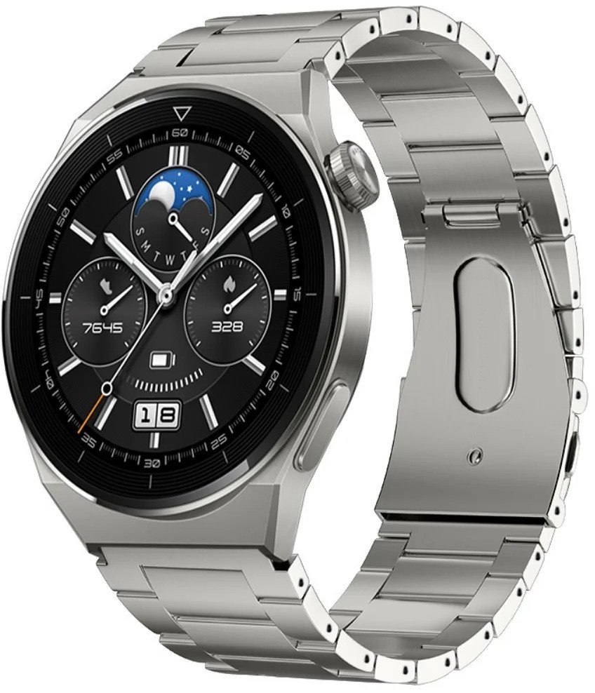 BRANSOLETA DO HUAWEI WATCH GT 5 46MM GT 4 46MM 3 46MM 3 PRO 48MM 2 46MM SREBRNA