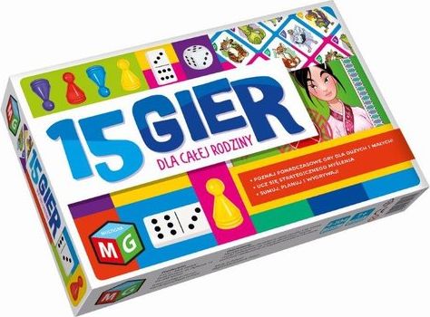 Multigra Gra planszowa 15 gier