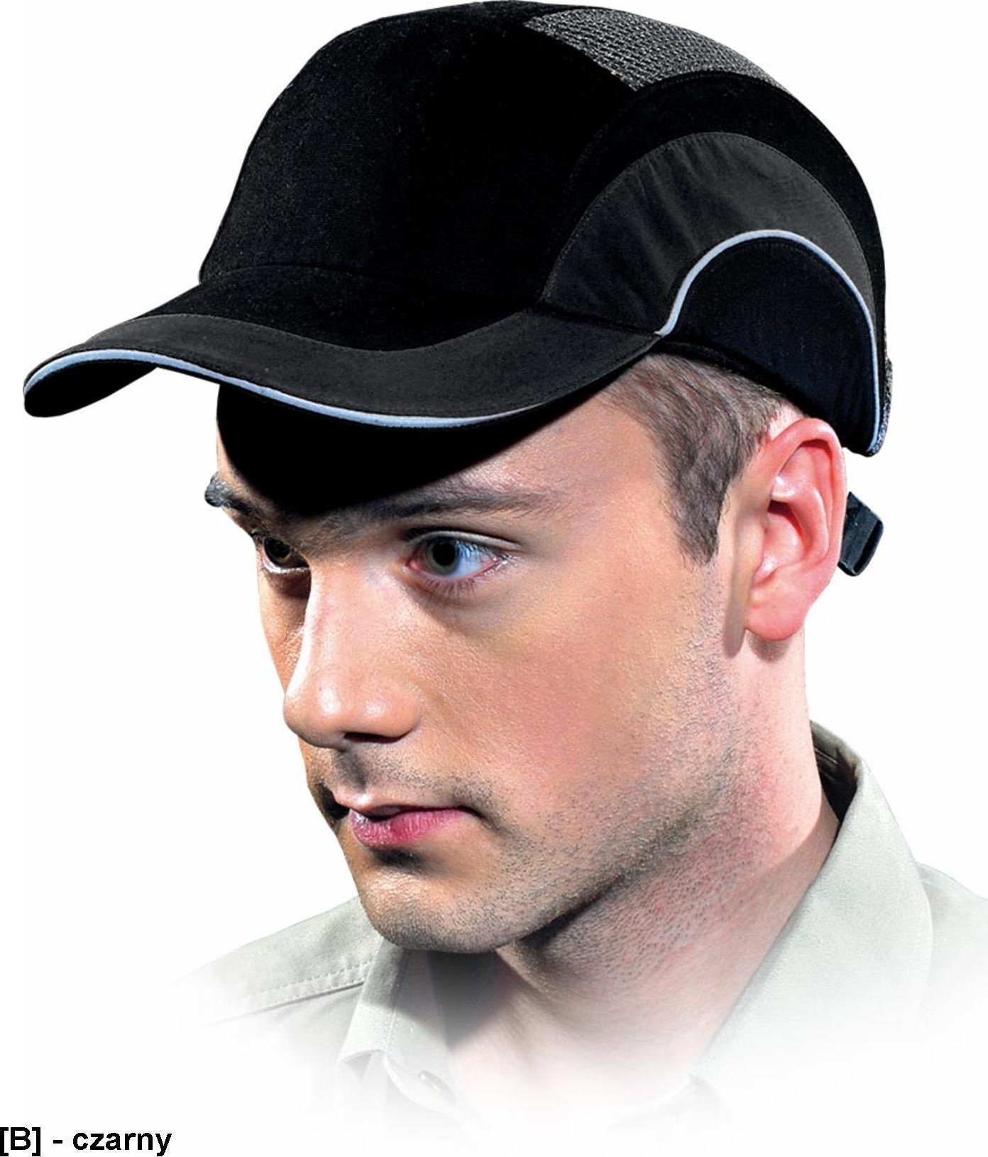 JSP HARDCAPA1 - Przemysłowy hełm lekki HARD CAP. - czarny