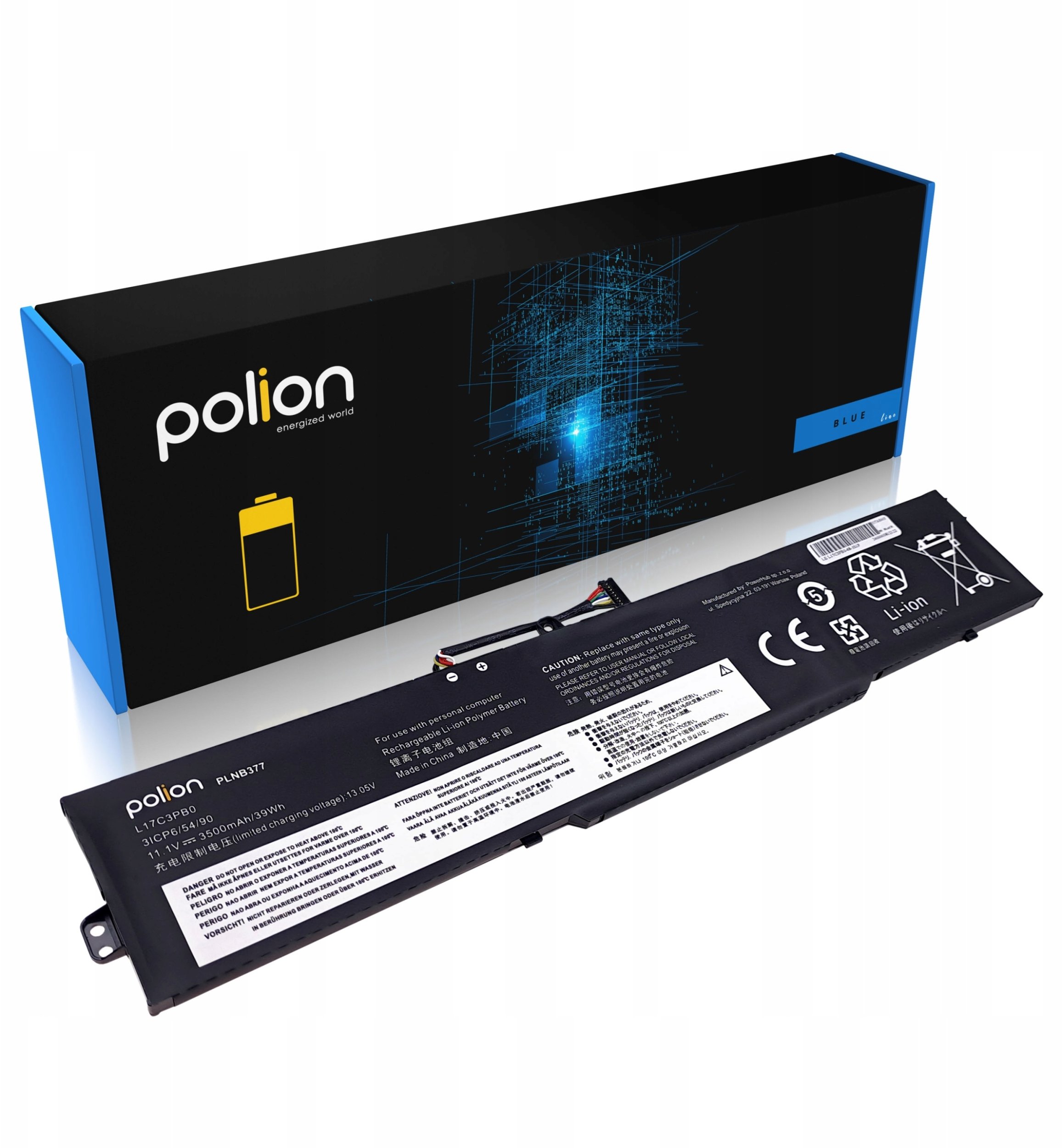 Bateria do laptopa LENOVO L17M3PB1 IdeaPad 330-15ICH 330-17ICH 3500mAh