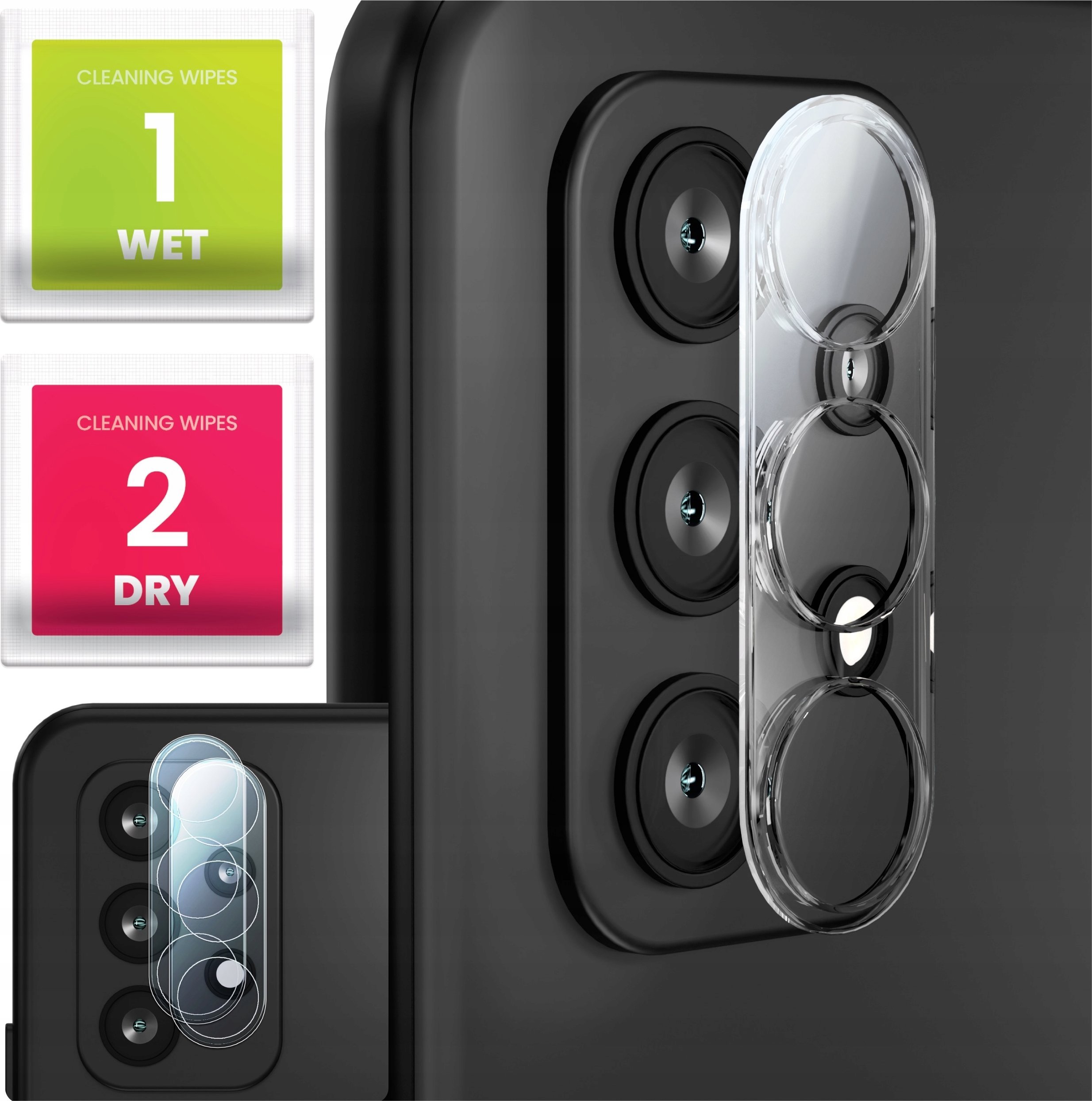 2-PAK Szkło Na Aparat Do Samsung Galaxy A23 5G (Hartowane, Ochronne, 9H)