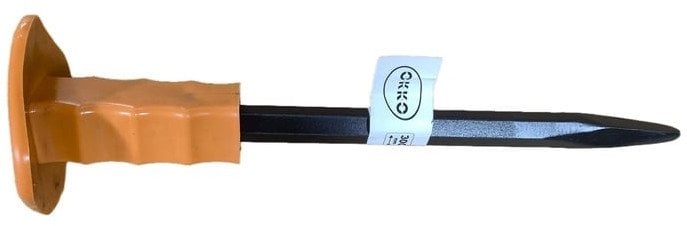 CONCRETE CHISEL WITH PROTECTIVE RUBBER O