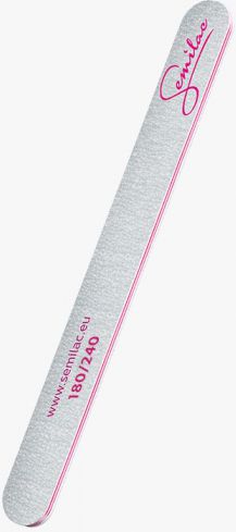 Semilac Quality 180/240 pilnik biało-różowy