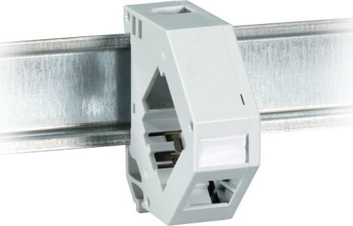 EFB Uchwyt adapter na szynę DIN na moduł Keystone, 1 port