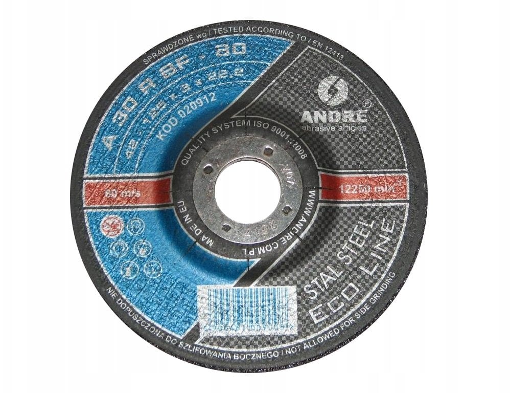 Andre TARCZA DO METALU 125 x 3,0mm METAL ECO* LINE A30RBF