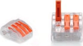 Trytyt ZŁĄCZKA DO PRZEWODÓW ZATRZASKOWA 0,2-4,0mm2 PC-233 3GNIAZDA (50szt.)