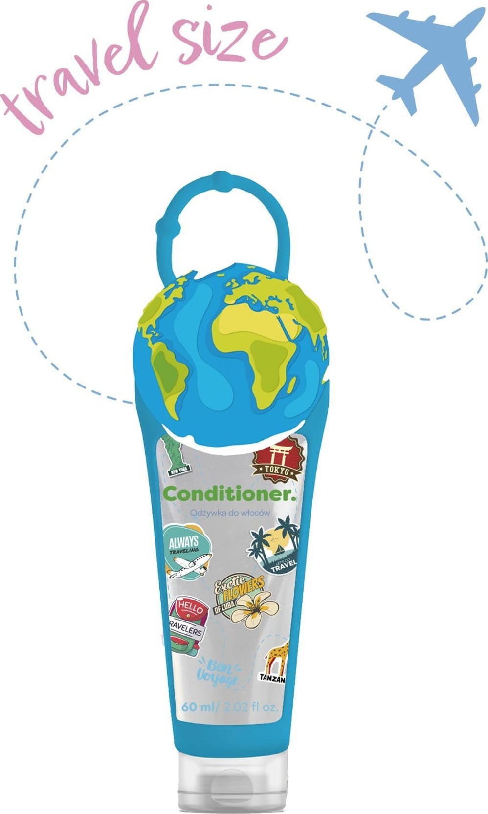 HiSkin HISKIN Travel Size Odżywka do włosów globus 60 ml