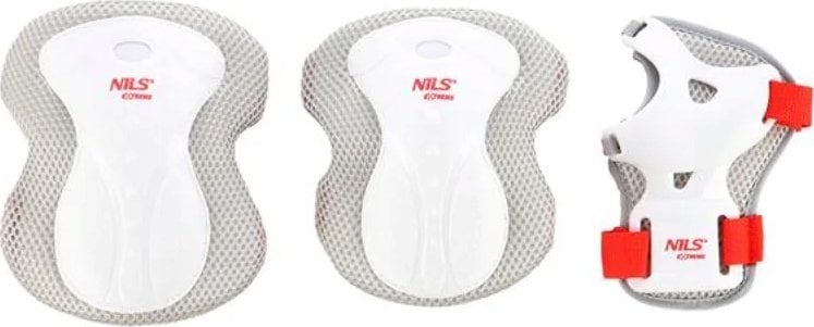 Nils Extreme H8334 BIAŁE ROZM. M ZESTAW OCHRANIACZY NILS EXTREME