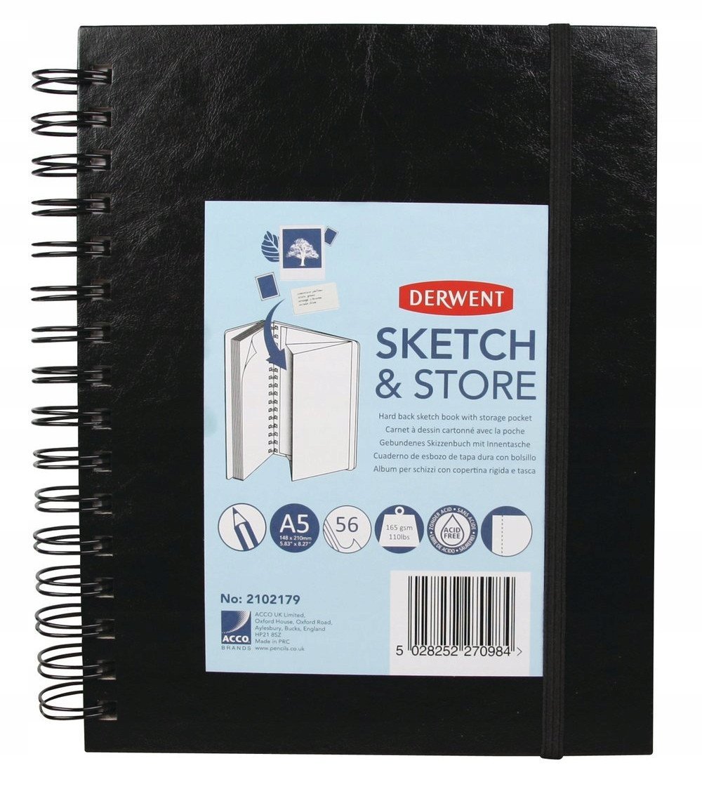 Szkicownik Derwent Sketch Store A5 pion