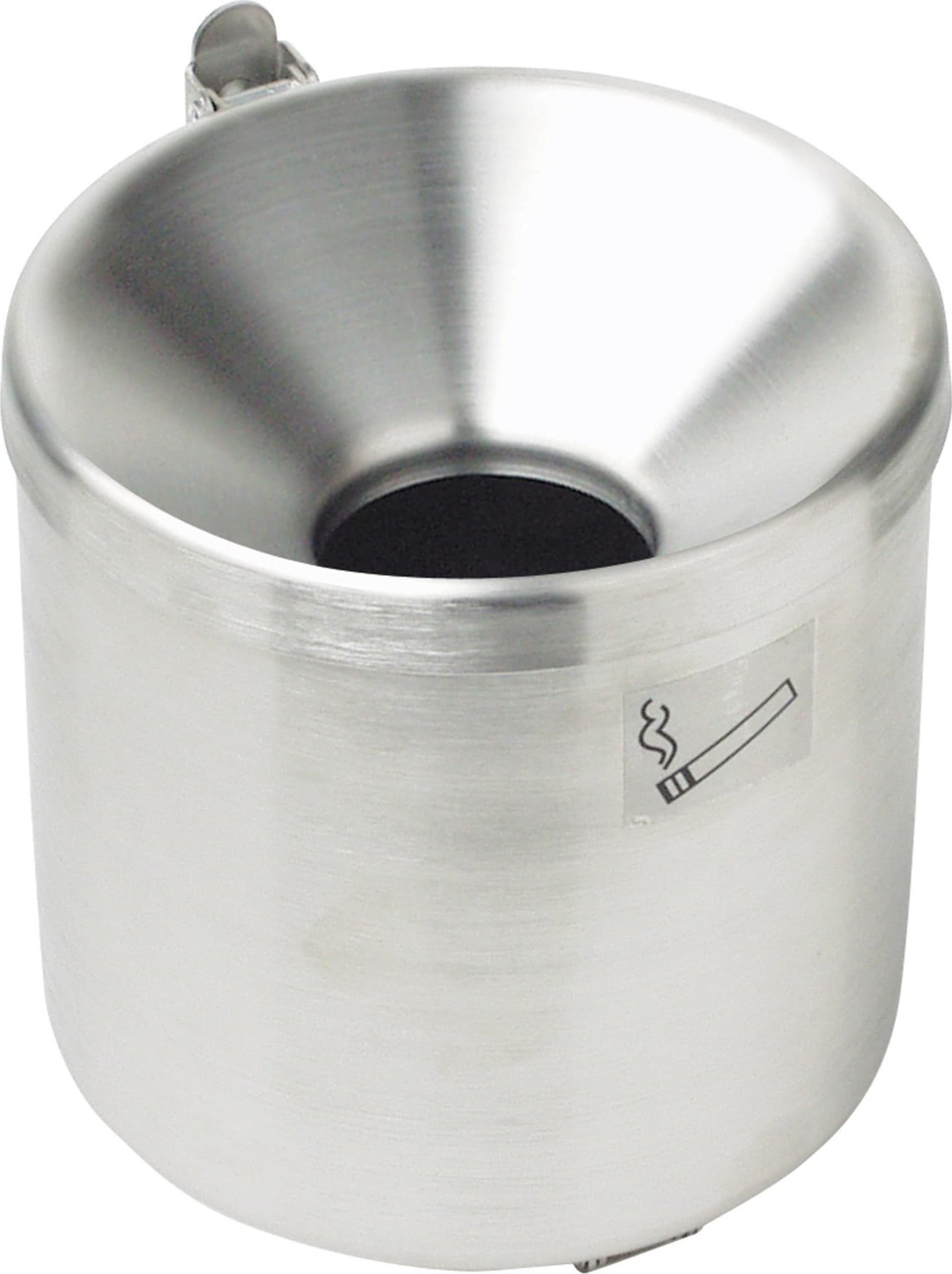 Meva Popielniczka ścienna samogasnąca do wnętrza i na zewnątrz ze stali nierdzewnej śr. 9cm