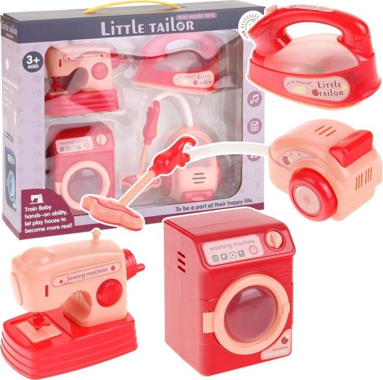 Zestaw AGD Odkurzacz Pralka Żelazko Maszyna Szycia