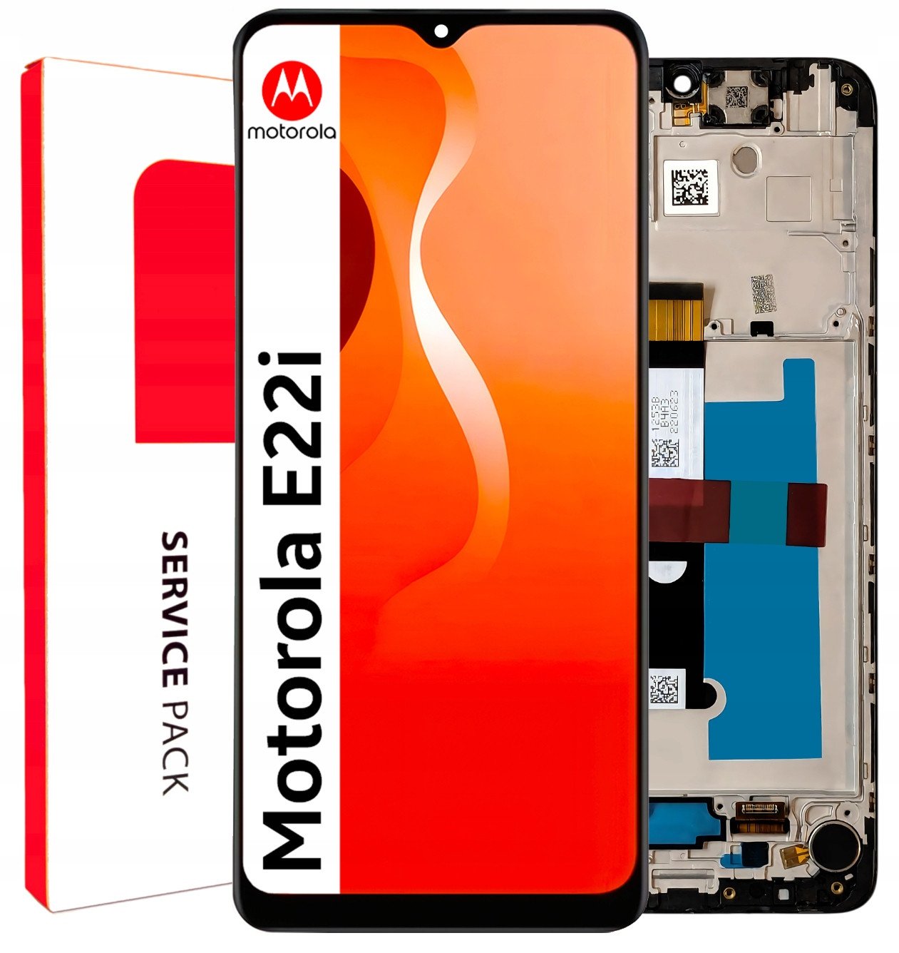 Wyświetlacz do Motorola Moto E22i Ekran LCD Ramka Oryginał Zila (5904858381845)