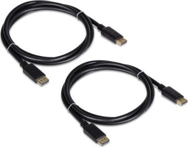 Triton TRENDnet TK-DP06/2 Kabel DisplayPort 1.2, 2 sztuki, czarny, 1,8 m