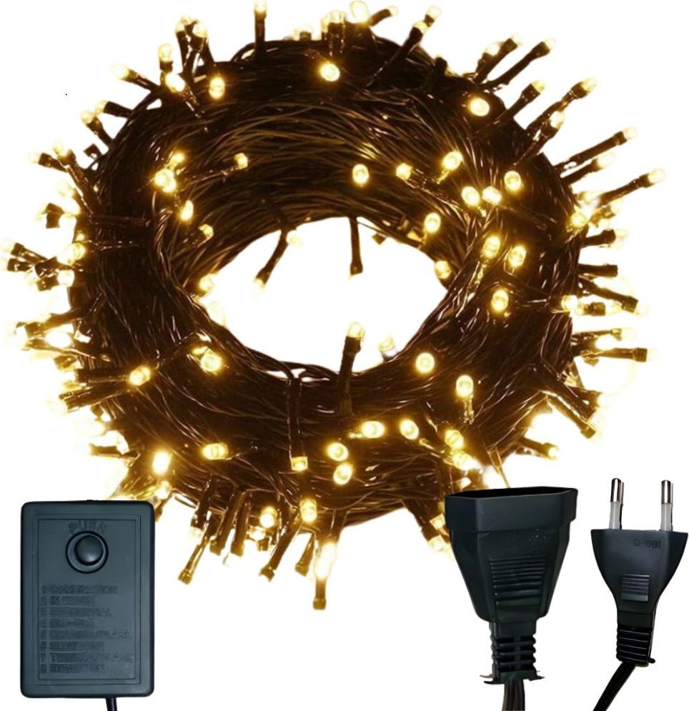 Lampki choinkowe xxxxxxxxxxxxxxxx Verk Group (Verk) Lampki choinkowe wewnętrzne biały ciepły 500 led oświetlenie 7 programów Lampki choinkowe wewnętrz