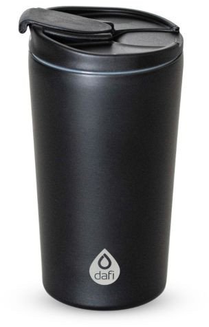 Kubek Termiczny Dafi 230 ml Czarny Stal Nierdzewna na Kawę Herbatę