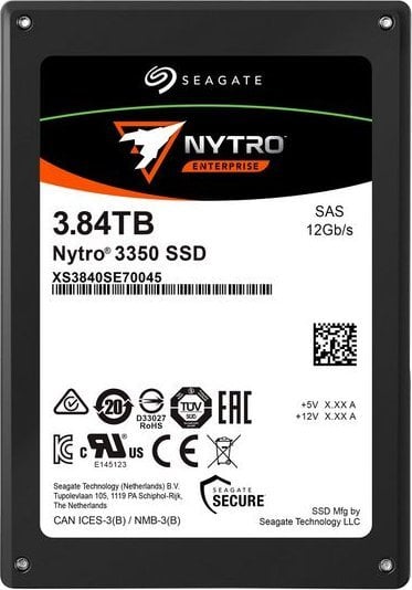 Dysk serwerowy Seagate Nytro 3350 3.84TB 2.5'' SAS-3 (12Gb/s) (XS3840SE70045)
