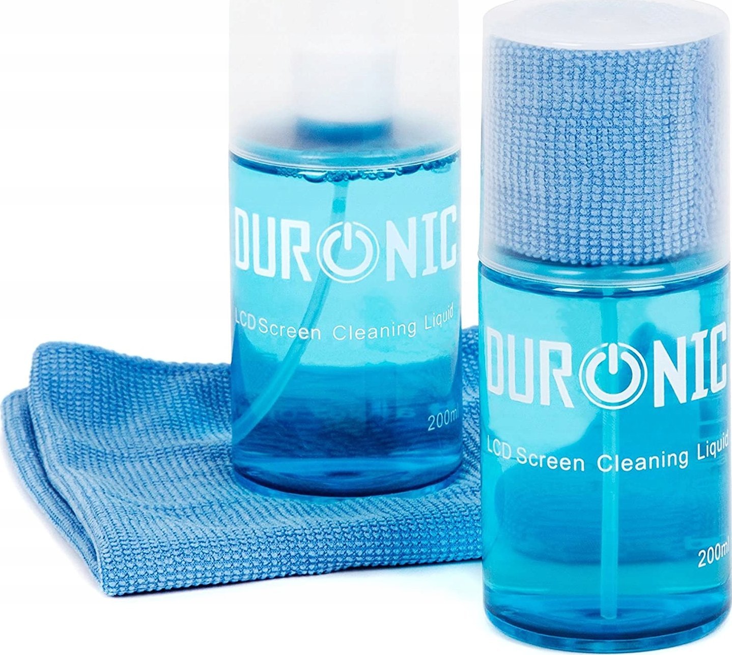 Duronic Duronic SCK102 Spray płyn do czyszczenia monitorów 2 x200 ml ściereczka z mikrofibry
