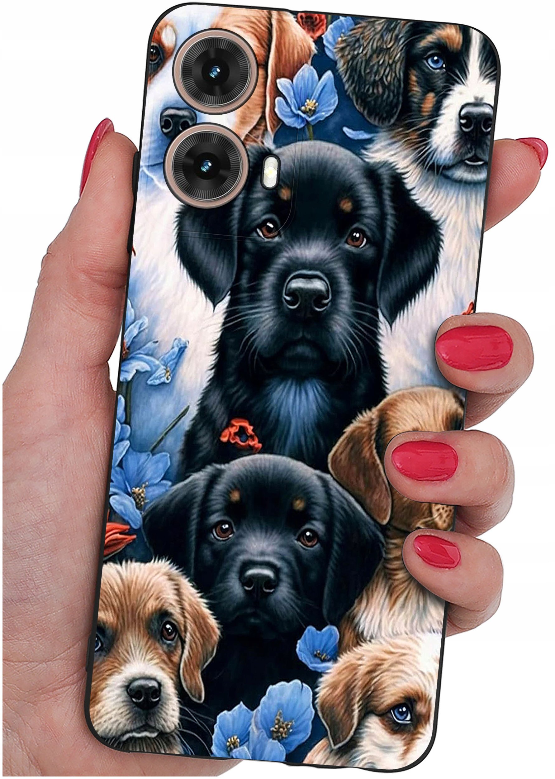 Etui do Motorola Moto G85 5G WZORY |SILIKONOWE MATT CASE