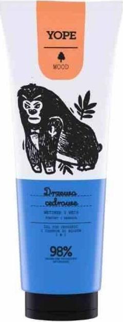 Yope Yope Świeża Trawa, Naturalny Szampon do Włosów Przetłuszczających Się,, 300ml