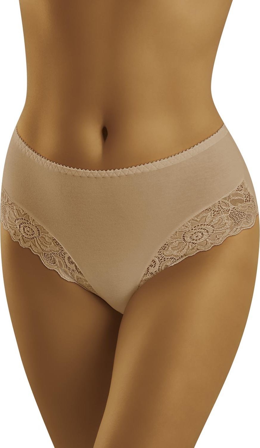 Wolbar Wol-Bar Eco-Gi beżowy M Majtki figi