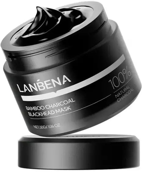 Lanbena Bambo Charcoal cleansing maska węglowa na zaskórniki 30g