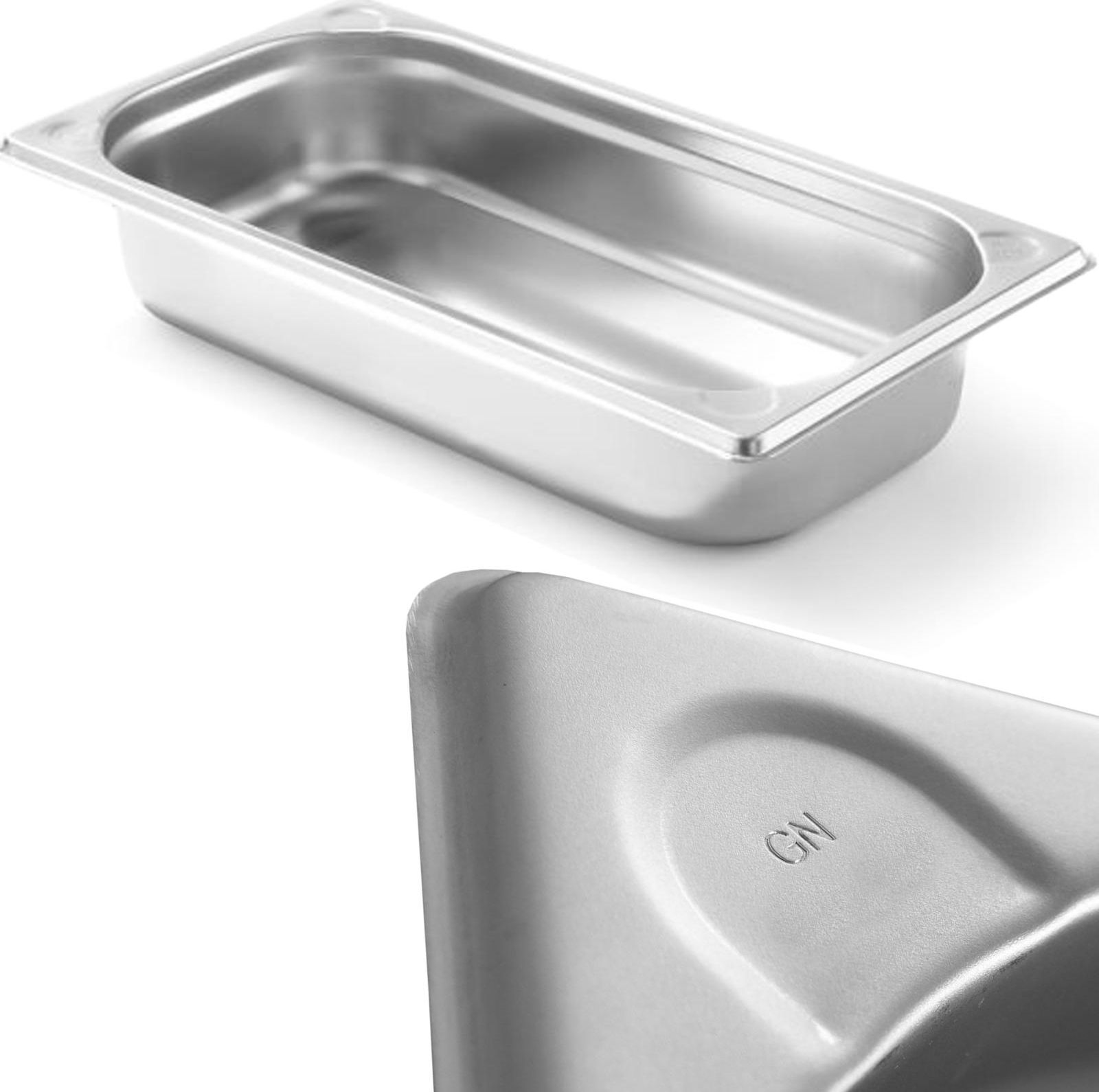 Hendi Pojemnik GN 1/4 stalowy Kitchen Line wys. 65 mm - Hendi 806524 Pojemnik GN 1/4 stalowy Kitchen Line wys. 65 mm - Hendi 806524