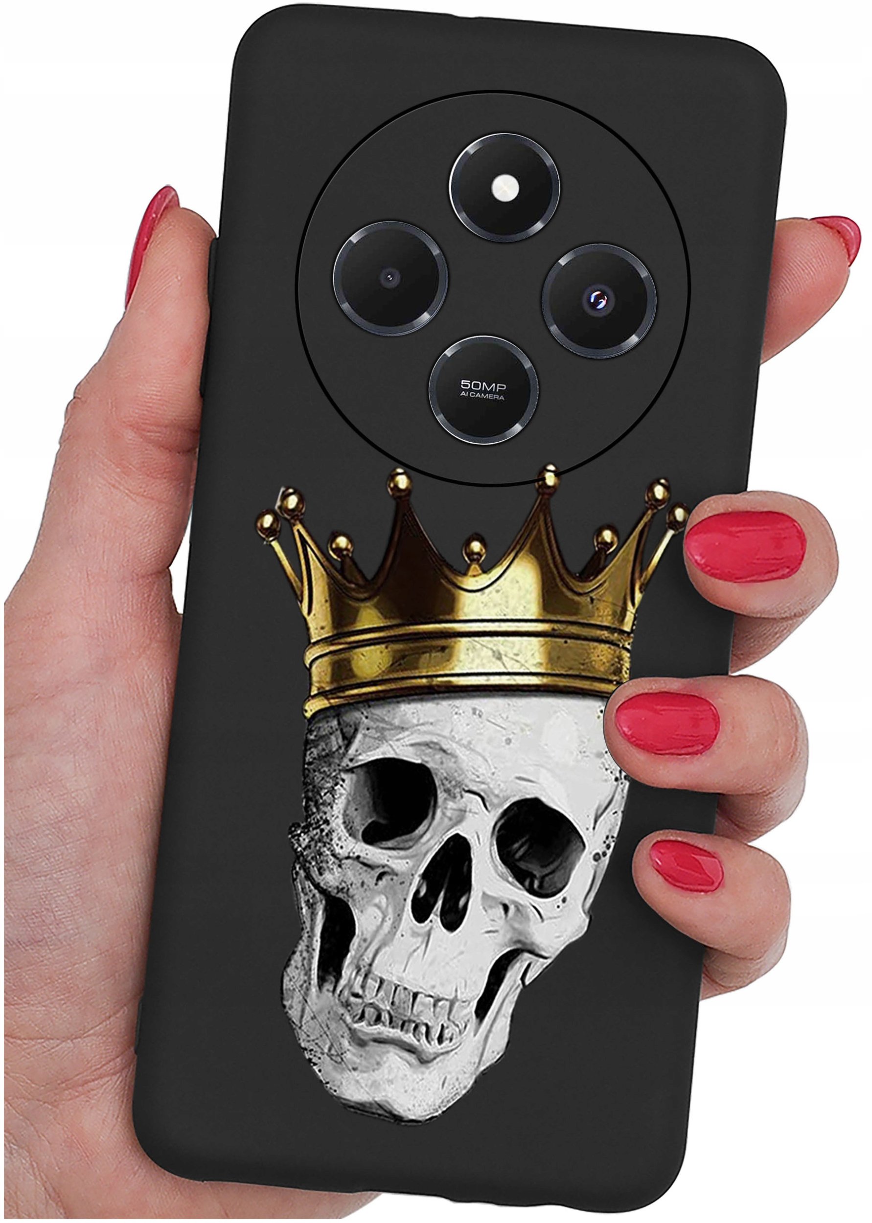 Etui do Xiaomi Redmi 14C WZORY |SILIKONOWE MATT CASE + SZKŁO 9H