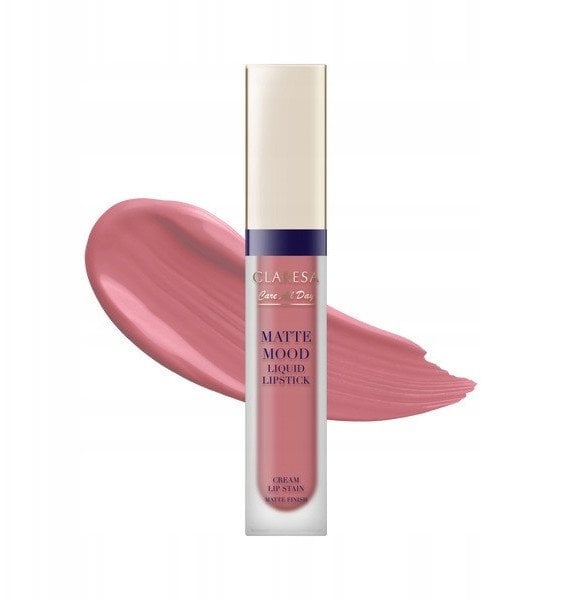 CLARESA_Matte Mood Liquid Liptick matowa pomadka w płynie do ust 04 Overjoy 7ml