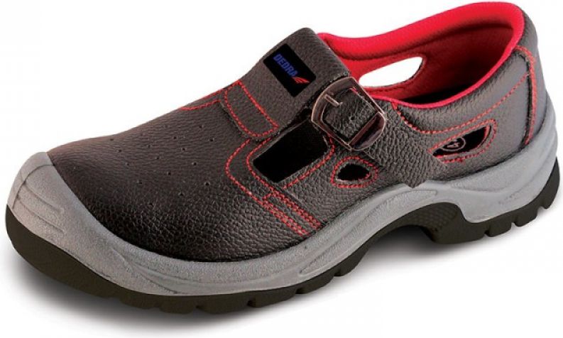 Dedra Sandały bezpieczne skórzane ze stalowym podnoskiem rozmiar 47 (BH9D1-47)