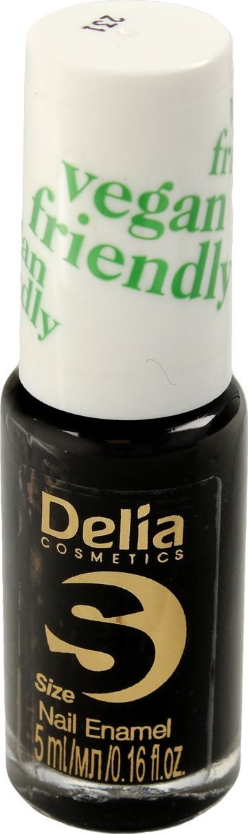 Delia Delia Cosmetics Vegan Friendly Emalia do paznokci Size S nr 231 Black Orchid 5ml