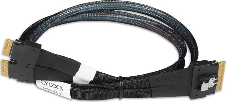 Kabel Icy Dock IcyDock Kabel SlimSAS 8i to 2 x SlimSAS 4i 0,5M Kabel