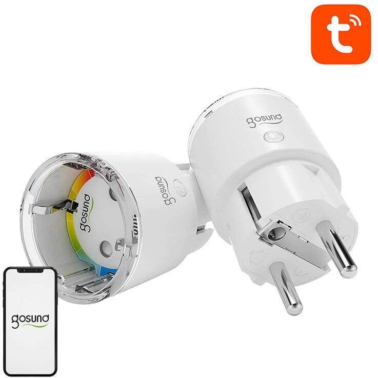 Inteligentne gniazdko WiFi Gosund EP2, 2 szt. 10A Tuya