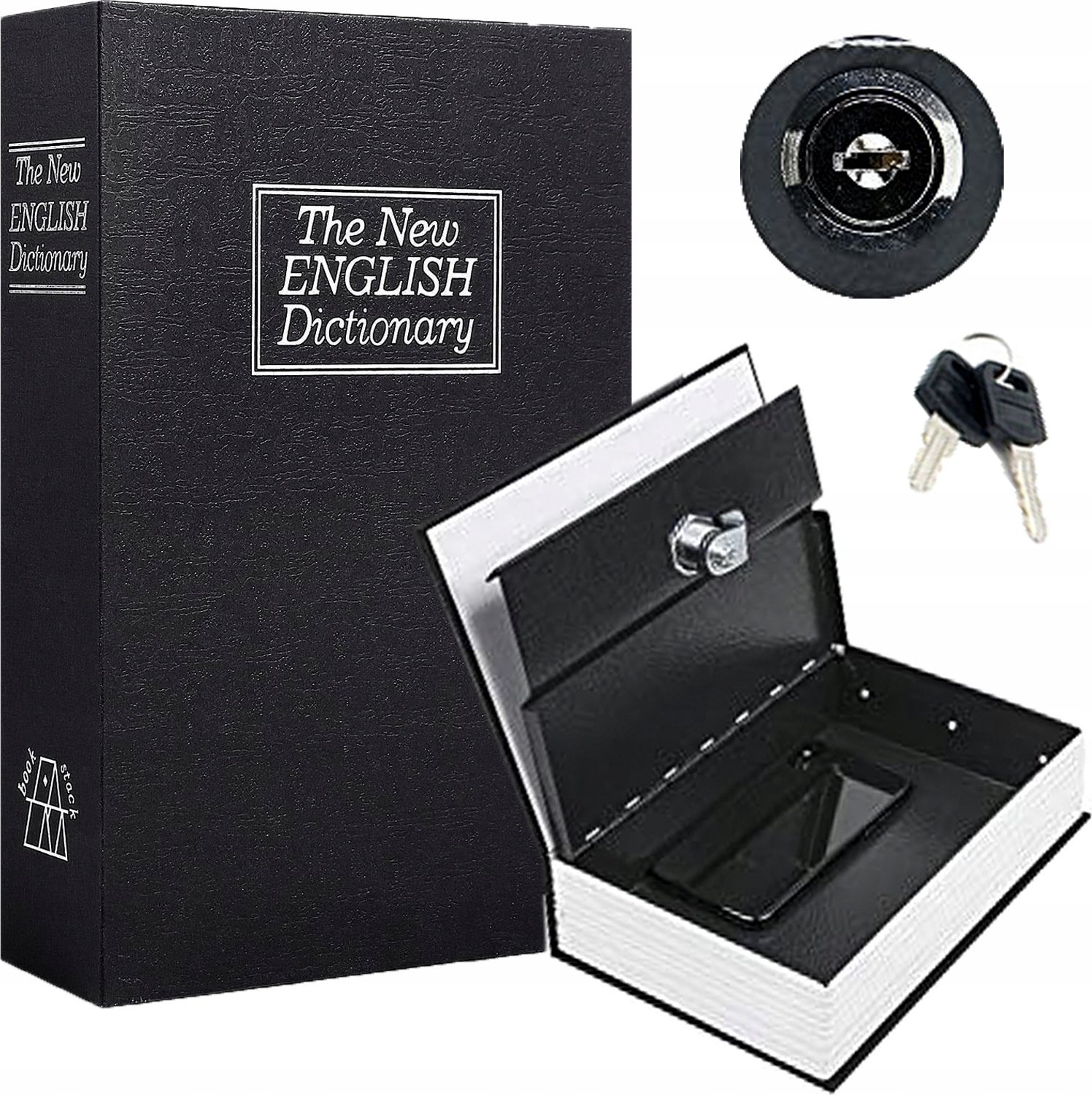 KSIĄŻKA SEJF CZARNA SBB24