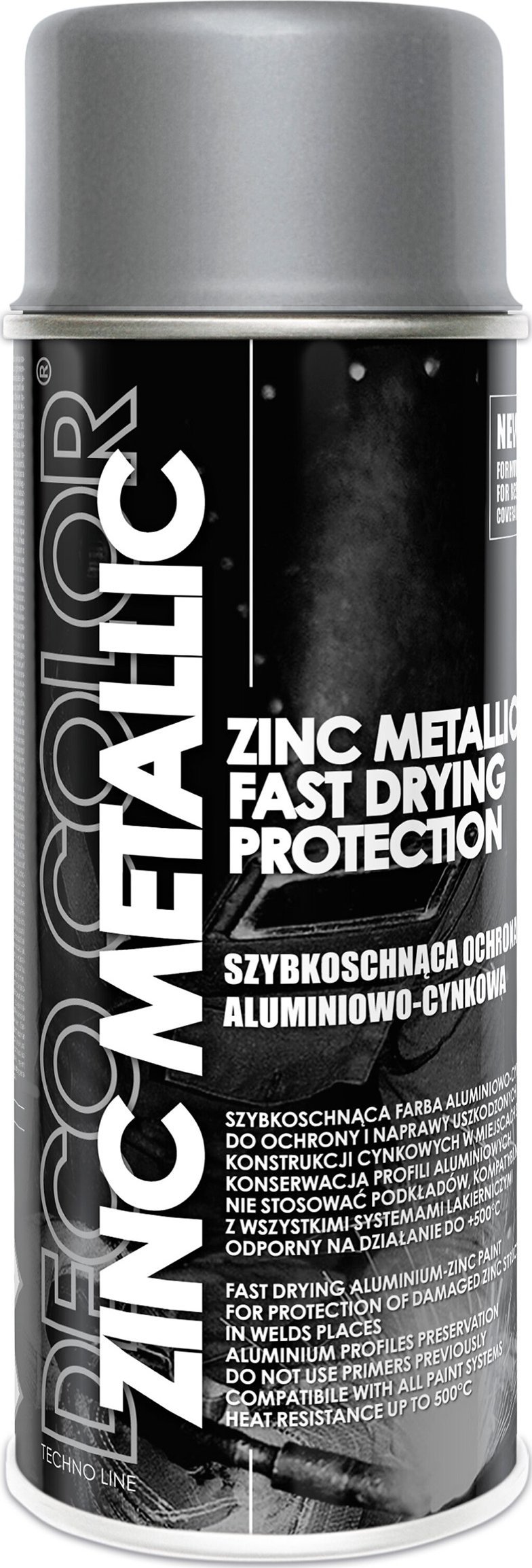 DECO COLOR Alu cynk spray 400ml Zinc Metalic