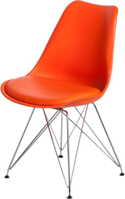 D2 Design Krzesło Norden DSR PP pomarańczowe (1614)