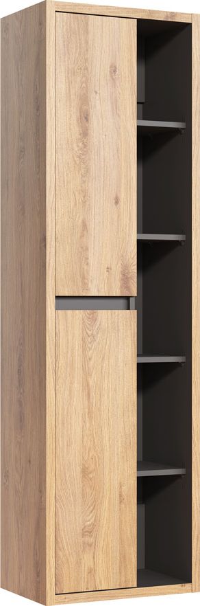 Elior Słupek łazienkowy z odkrytymi półkami - Ralfo 2X