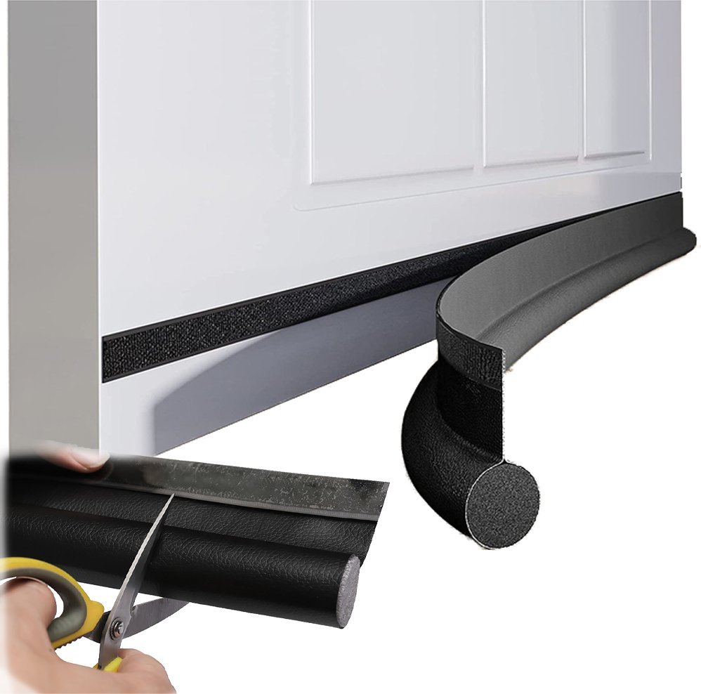 Korbi USZCZELKA PIANKOWA POD DRZWI PRZECIĄG PIANKA CZARN ZATRZYMUJE ZIMNO