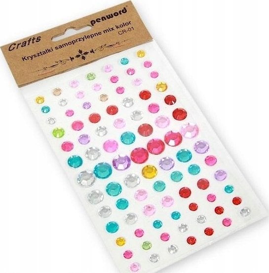 Titanum Kryształki samoprzylepne CR-01 mix kolor