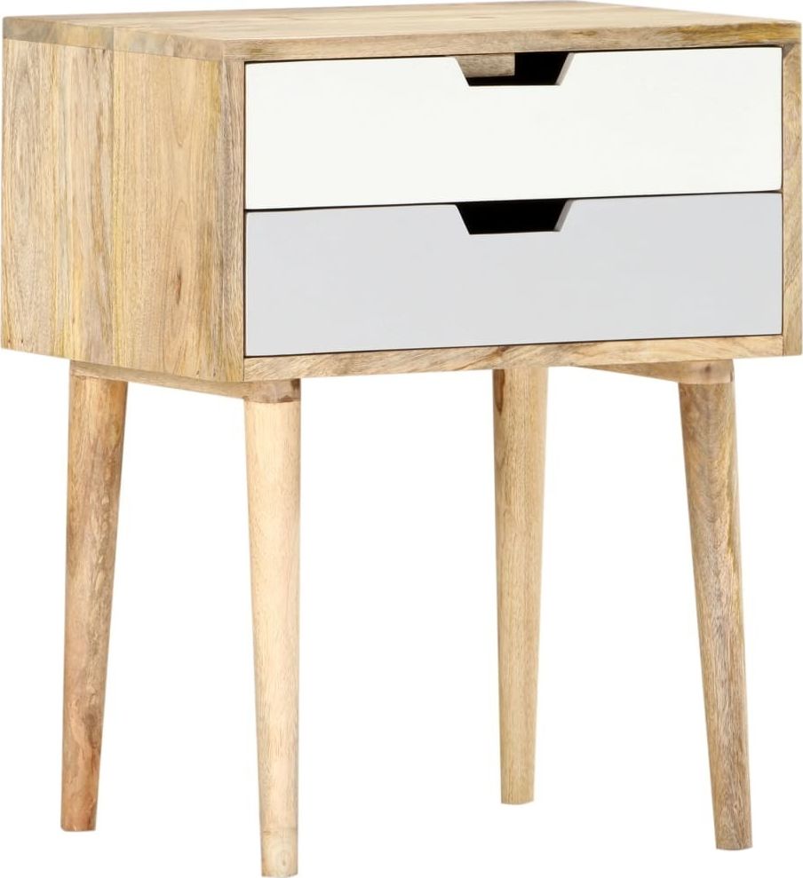 vidaXL Szafka nocna, 47 x 35 x 59 cm, lite drewno mango