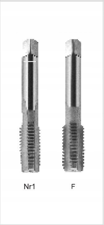 Fanar GWINTOWNIK M10x1 NGMM/2-P DIN-2181(6HX) HSSE INOX