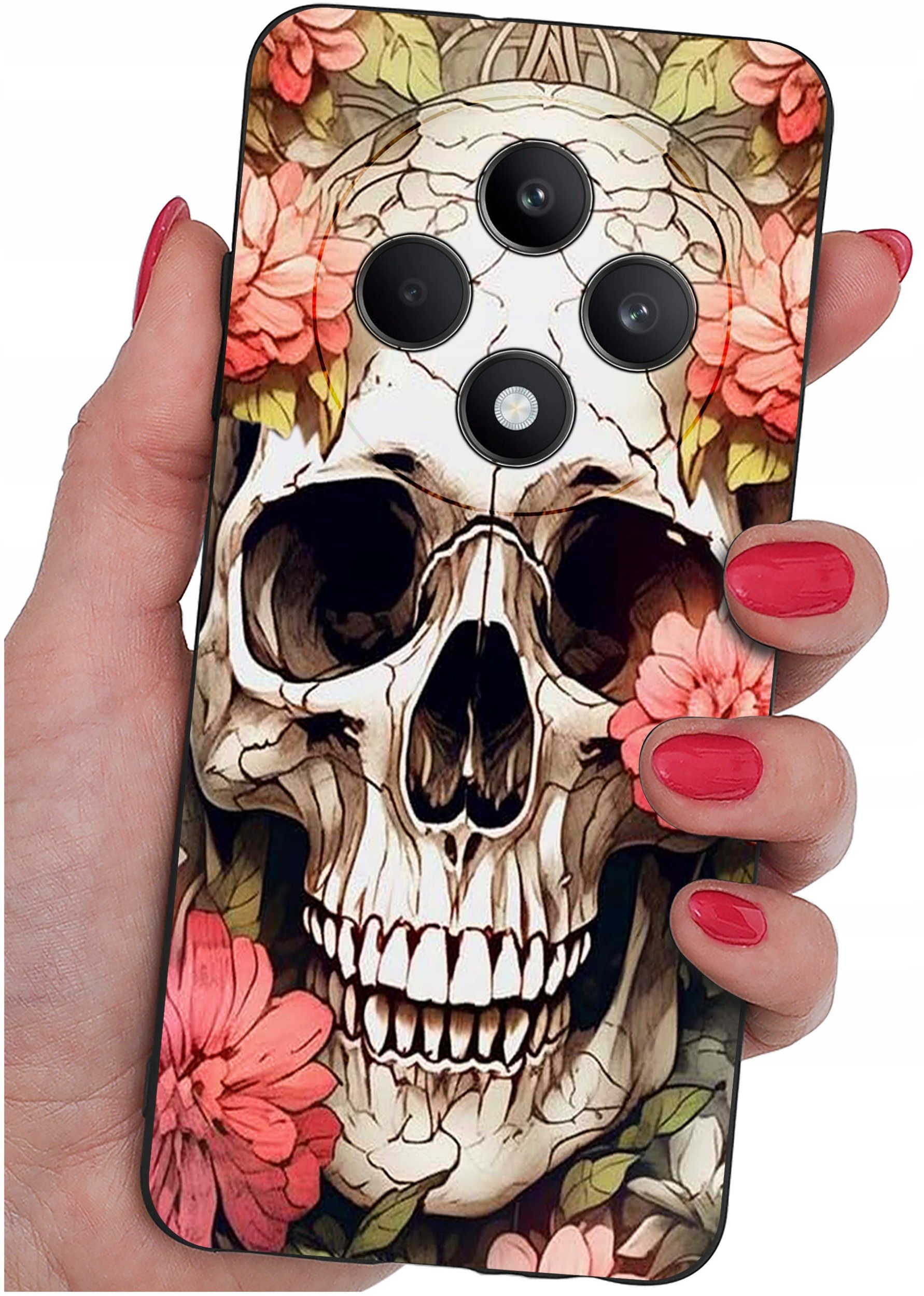 Etui do Oppo Reno 12 F 5G | 12 FS 5G WZORY |SILIKONOWE MATT CASE + SZKŁO 9H