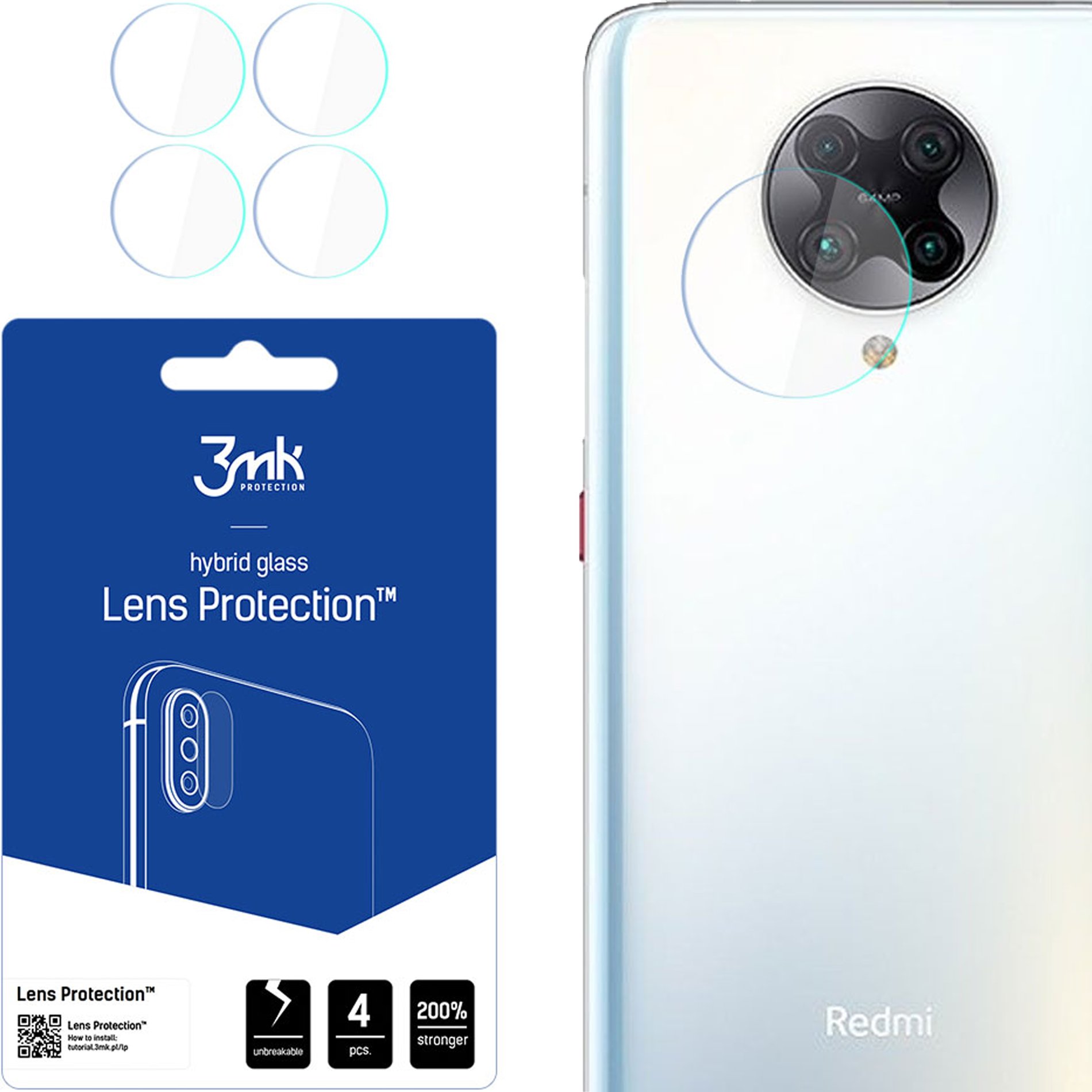 XIAOMI REDMI K30 PRO 5G - 3MK LENS PROTECTION