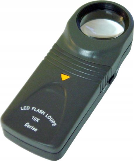Carton Lupa x10 LED