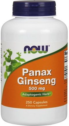 NOW Foods Panax Ginseng - 250 kapsułek