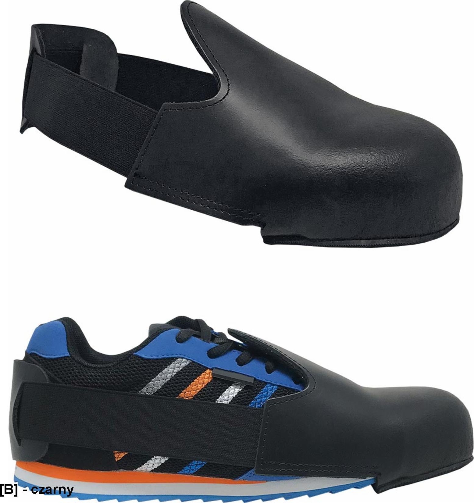 R.E.I.S. BRCZ-TOE - skórzane nakładki ochronne na buty z metalowym noskiem 35-39