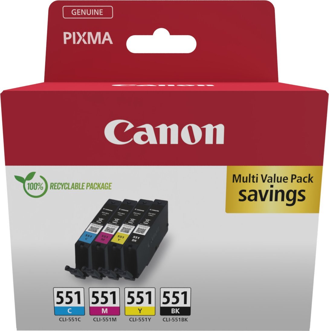 Tusz Canon Canon Ink Multipack CLI-551 (blister pack with security band)